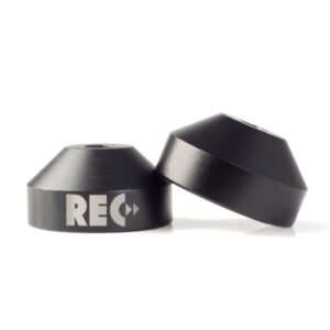 Adaptador Metálico en domo para discos de 7″ (45RPM, Negro)- REC