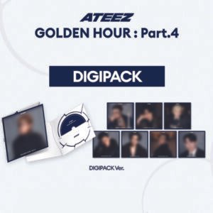 ATEEZ - 13th Mini Album GOLDEN HOUR: Part.4 Digipack Ver. Random con Beneficio de hello82 Exclusive + LATAM Exclusive (PREVENTA)
