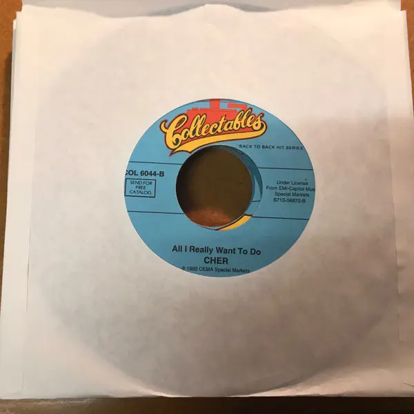 Cher - Bang Bang (My Baby Shot Me Down) / All I Really Want To Do [7"] - Imagen 2