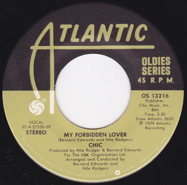 Chic - Good Times / My Forbidden Lover [7"] - Imagen 2