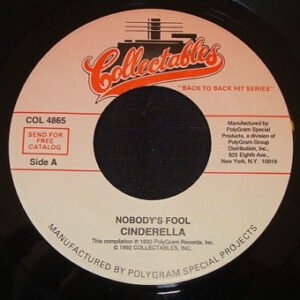 Cinderella - Nobody's Fool / Shelter Me [7"]