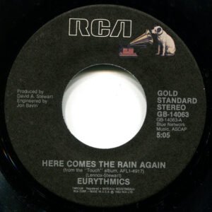 Eurythmics - Here Comes The Rain Again / Right By Your Side [7"]
