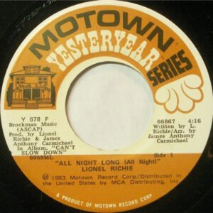 Richie, Lionel - All Night Long (All Night) / Running With The Night [7"]