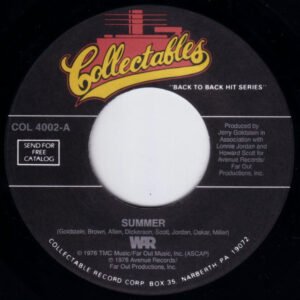 War - Why Can't We Be Friends / Summer [7"]